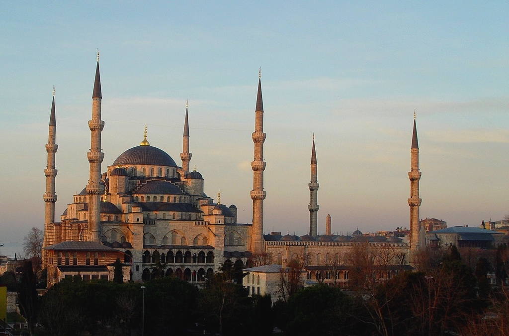 Sultan Ahmed Mosque in Istanbul - Turkey (exterior)